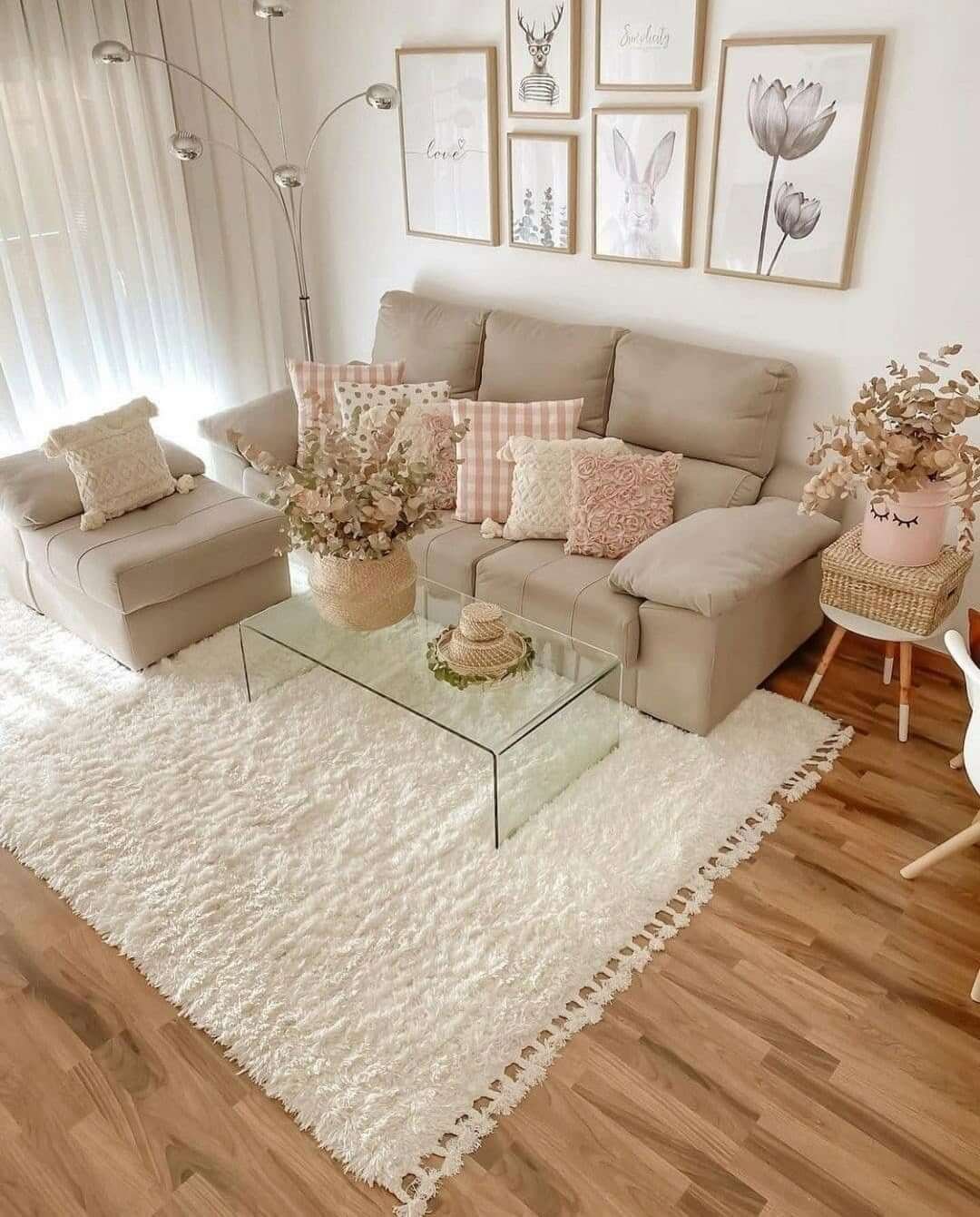 Inviting Boho Living Room Design