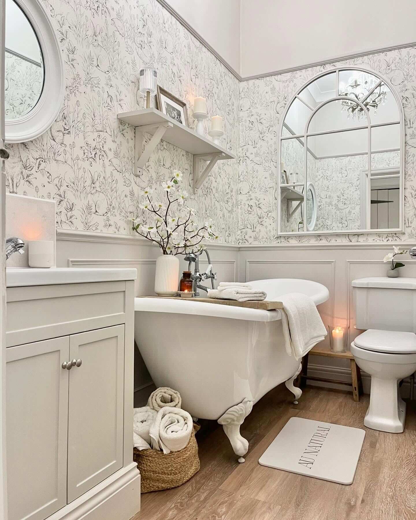 Enhancing a bathroom with classic design and clever decor