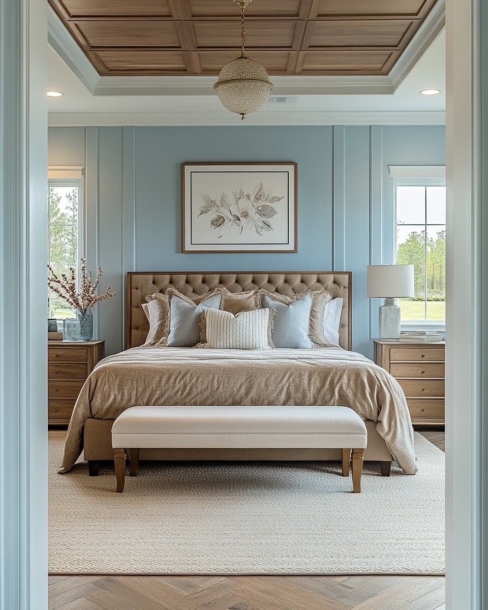 Tranquil Lakeside Bedroom Decor
