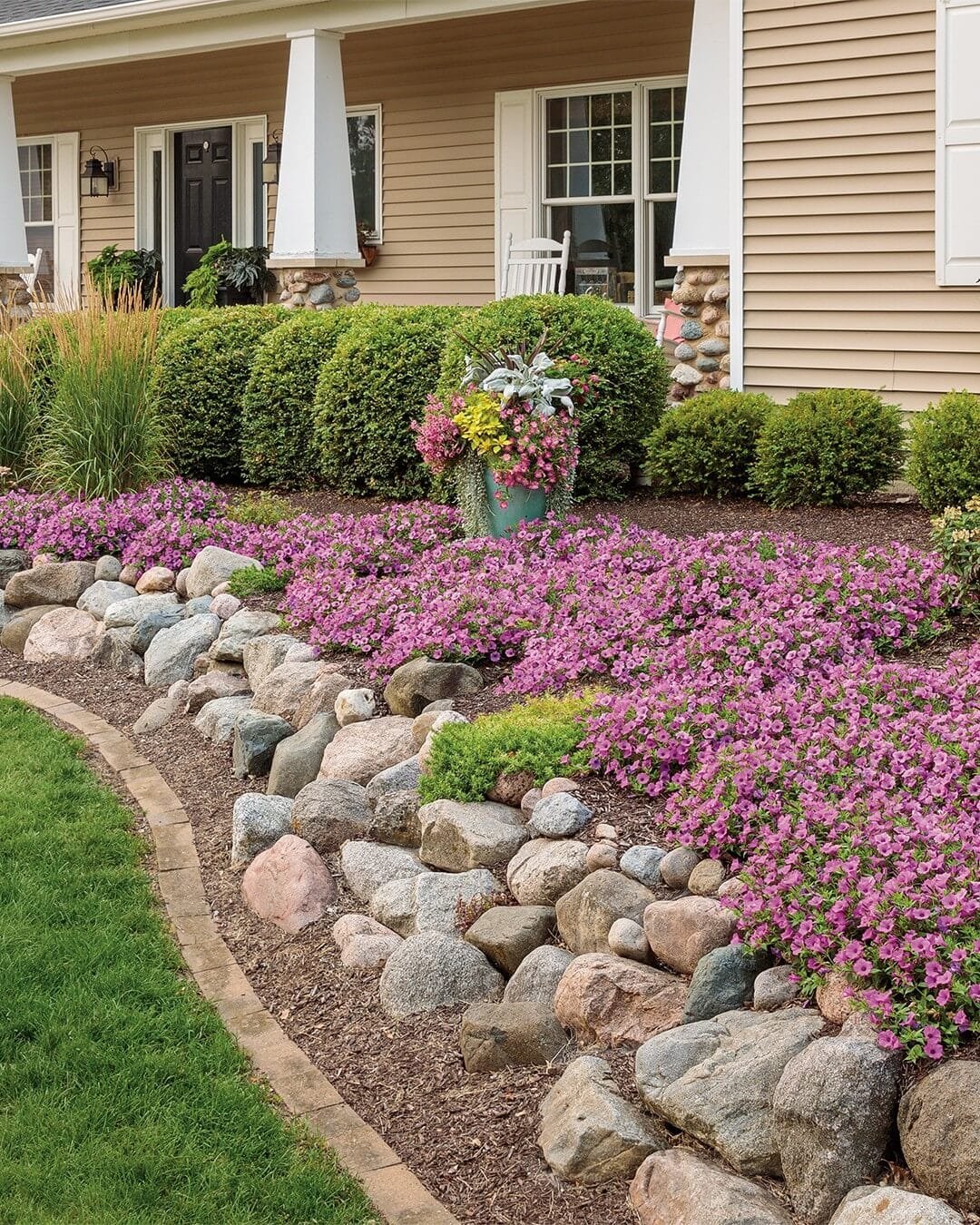 Add Color with Stone Accents