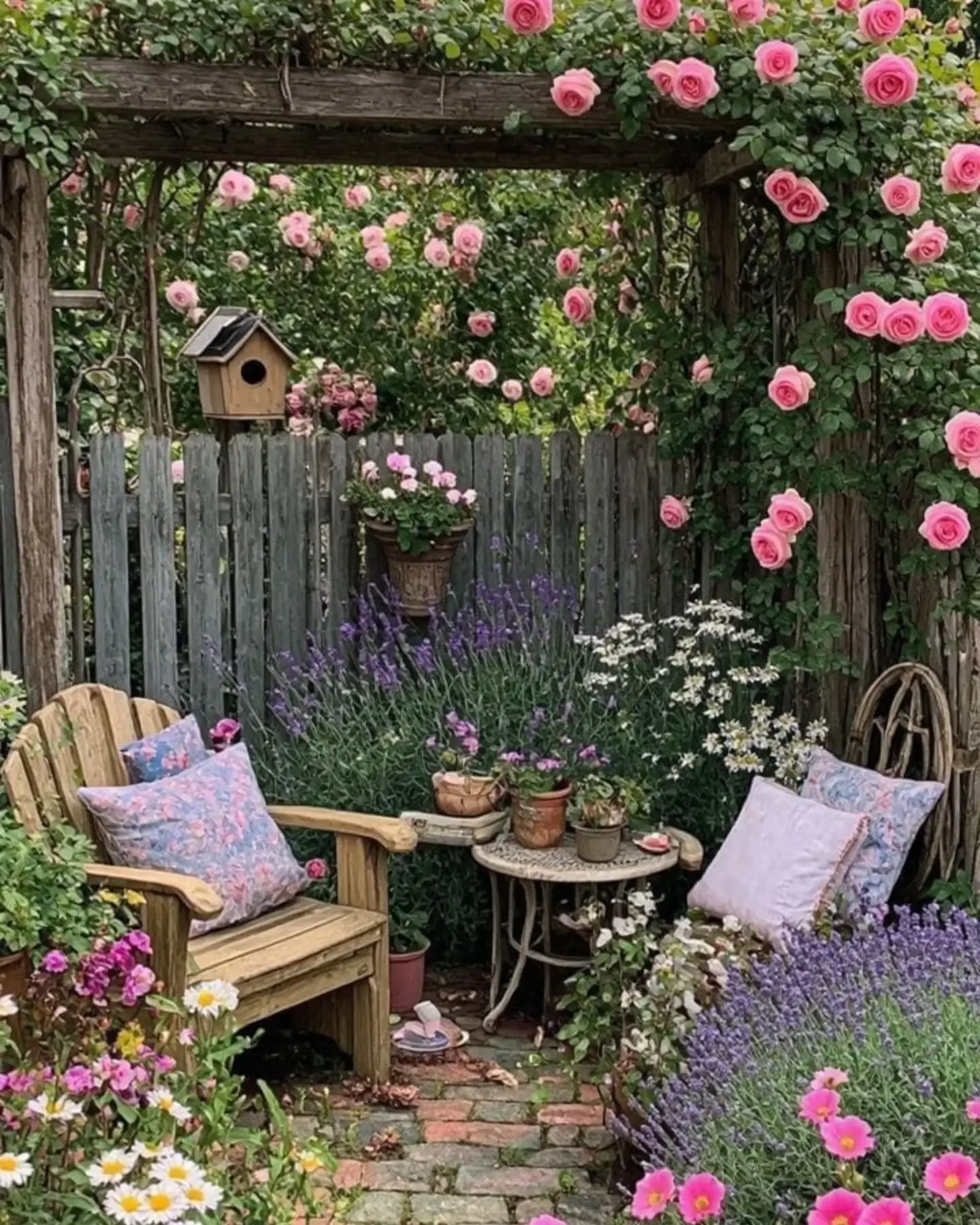 Charming Nook with Blooms