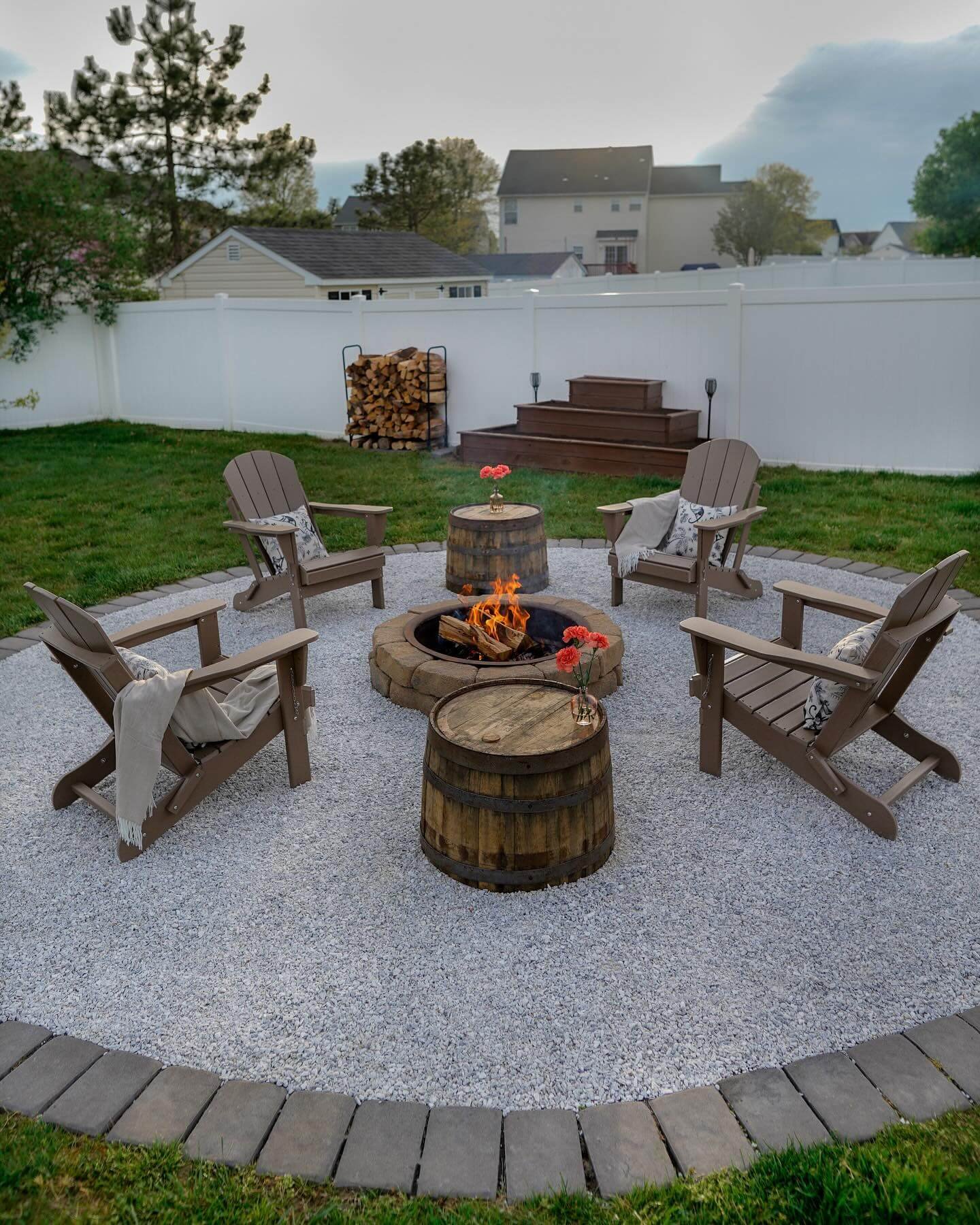Cozy Circular Gathering Space